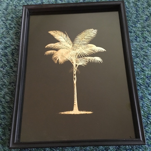 Pair Of 12 x 15.75” Palm Tree Pictures - Picture 4 of 4